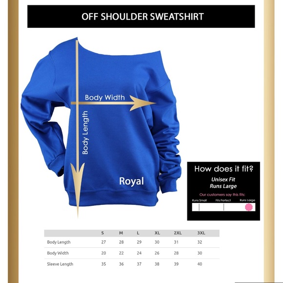 Off the shoulder raw edge Vikings Sweatshirt - Picture 6 of 6